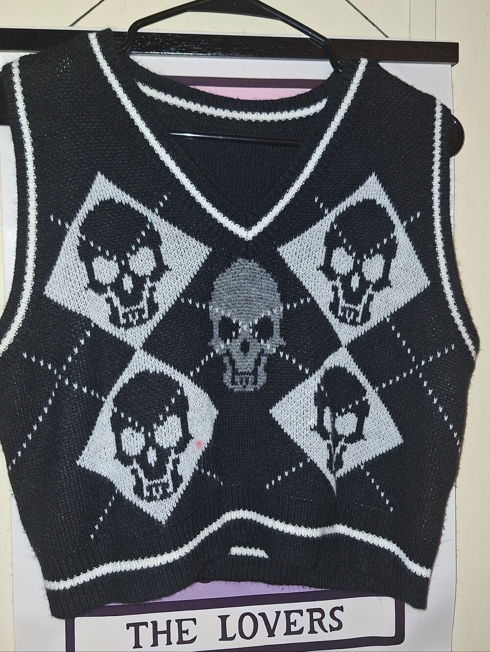 Skull Sweater Vest
